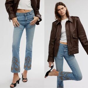 Understated Leather x Free People Cowboy Tears Western Jeans